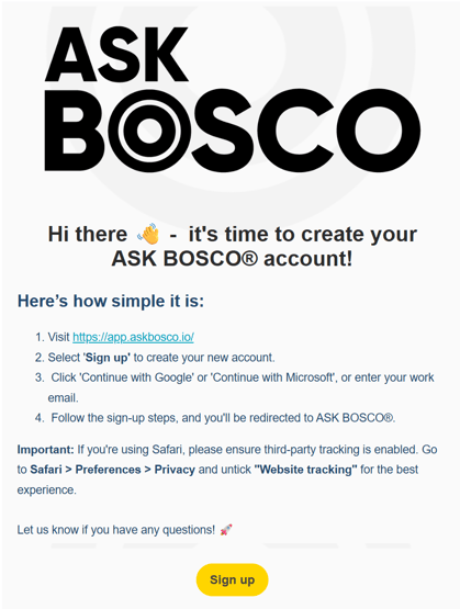create account email